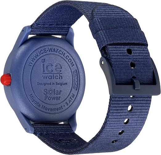 Ice-Watch - Ice solar Power - Blaue Herrenuhr mit Tide oceanarmband (Medium)