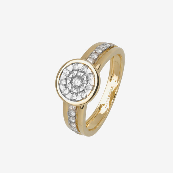 FASHION RING 585/- Br. 0,19ct H/SI