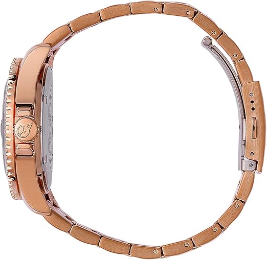 Ice-Watch - ICE steel Blue cosmos rose-gold - Rose-Gold Damenuhr mit Metallarmband - 016774 (Medium)