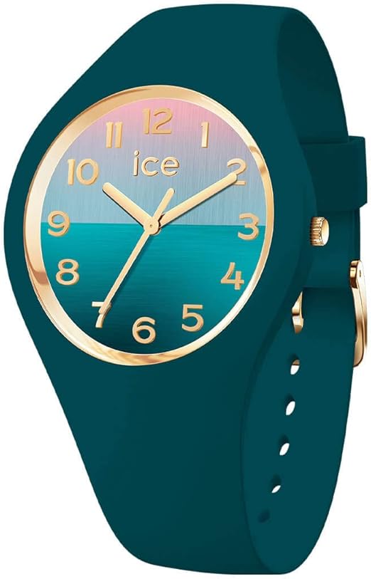 Ice-Watch - ICE horizon Verdigris - Grüne Damenuhr mit Silikonarmband - 021354 (Medium)