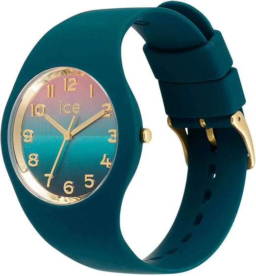 Ice-Watch - ICE horizon Verdigris - Grüne Damenuhr mit Silikonarmband - 021354 (Medium)