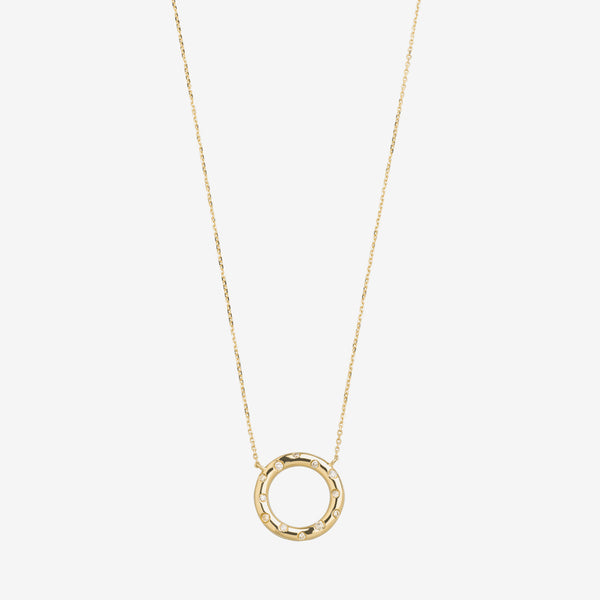 FASHION COLLIER 585/- Br. 0,13ct H/SI