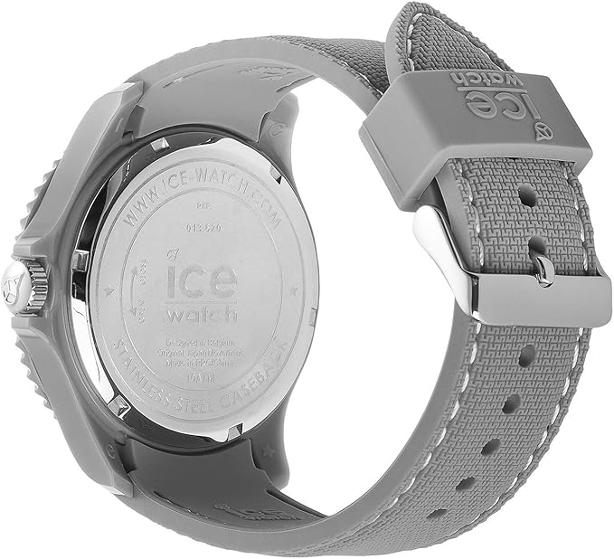 ICE-WATCH - ICE sixty nine Smoke - Graue Herrenuhr mit Silikonarmband - 013620 (Large)