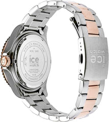 Ice-Watch - ICE steel Chic silver rose-gold - Silbergraue Uhr mit Metallarmband