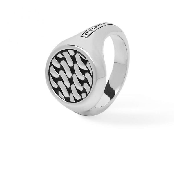 BUDDHA TO BUDDHA SIGNET RING TANGGUH CHAIN