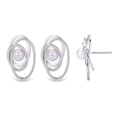 FRITSCH STERLING ZUCHTPERLEN WEISS OHRSTECKER