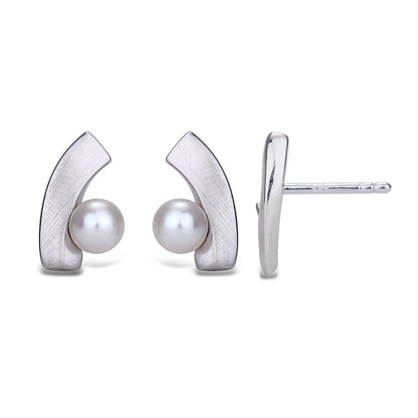 FRITSCH STERLING ZUCHTPERLEN WEISS OHRSTECKER