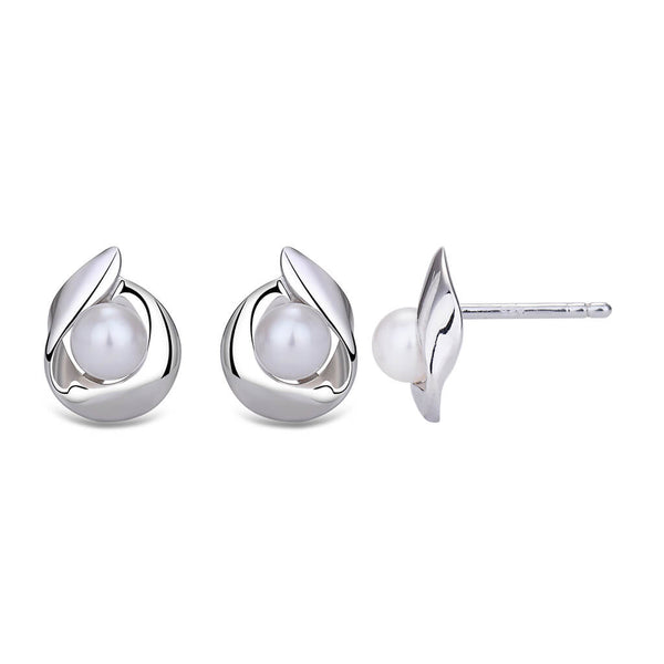 FRITSCH STERLING ZUCHTPERLEN WEISS OHRSTECKER