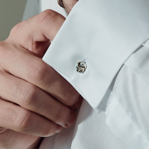 XENOX SILVER MEN MANSCHETTENKNOPF