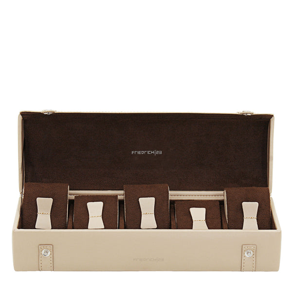 Friedrich Uhrenkoffer Cordoba S - Beige/Silver
