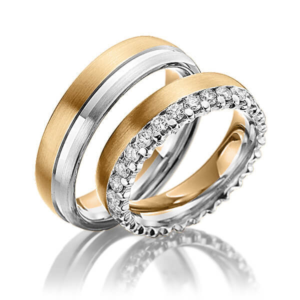 RUBIN Roségold 585/- Weißgold 585/- 1.300 ct.tw, si