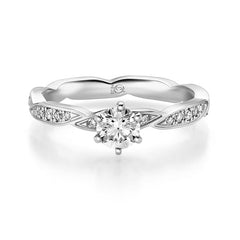 RUBIN Graugold 585/- 0.500 ct.tw, si