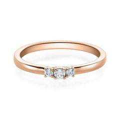 RUBIN Verlobungsring Rotgold 585/- zus. 0.110 ct